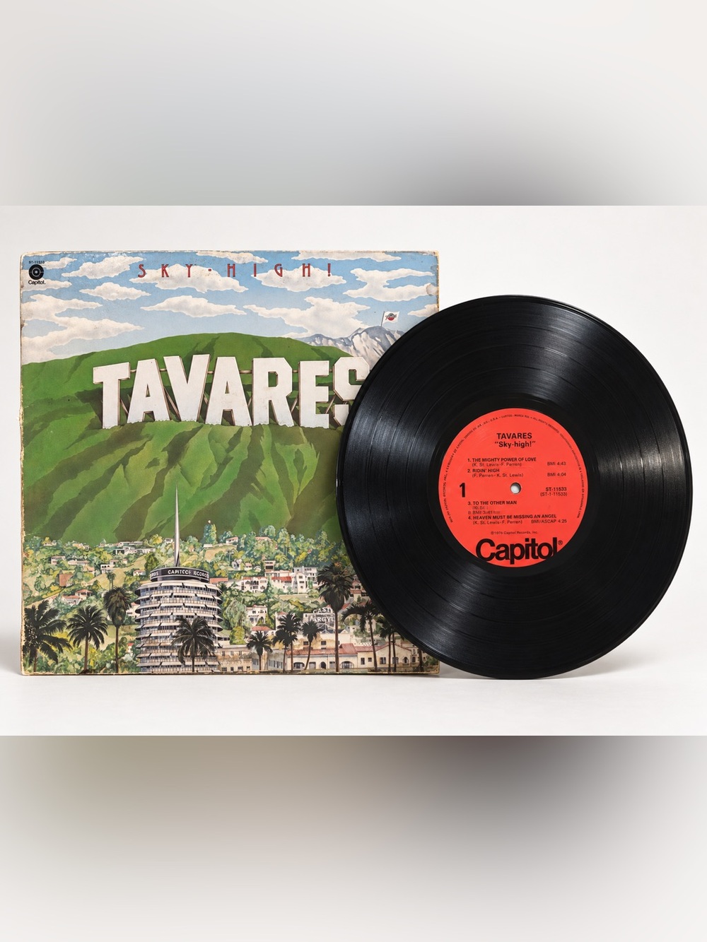 Tavares Sky High! Vinyl LP 1976 Capitol ST-11533 Vintage Funk Soul Disco Record